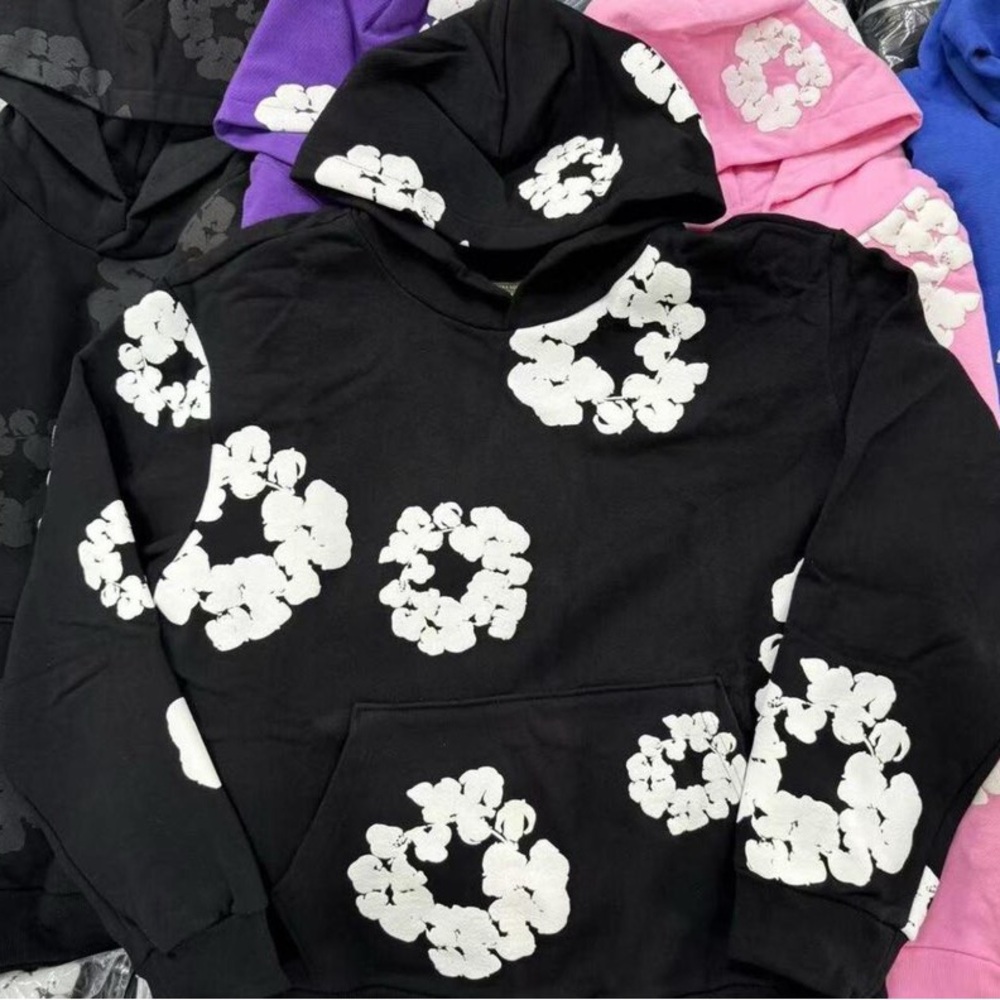 Black Denim Tears Hoodie